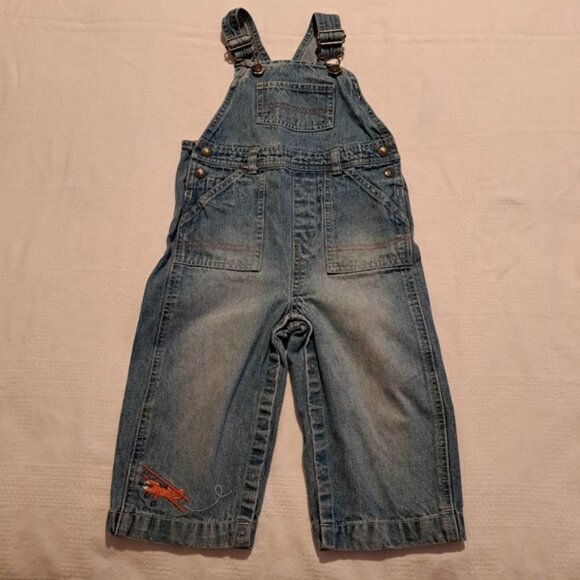 Gymboree boys size 18-24 months jean overalls Flying Lessons line 2006 - Picture 1 of 4